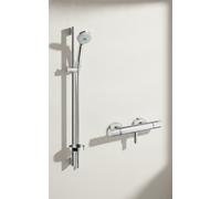Hansgrohe Ensemble de douche Croma 100 Multi 27085000 Chrome – Barre 90 cm Unica C