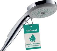 hansgrohe douchette à hansgrohe Croma 100 Multi 28538000 chrome, pomme de douche 10 cm, Ecosmart, 9 litres