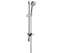 hansgrohe Croma 100 Ensemble de douche 1 jet avec barre Unica'C 65 cm et porte-savon, chromé, 27717000