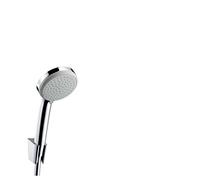 hansgrohe Croma 100 Ensemble support mural et douchette 1 jet avec flexible de douche 160 cm, chromé, 27575000