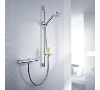 Hansgrohe Ensemble de douche Croma 100 Multi 27085000 Chrome – Barre 90 cm Unica C