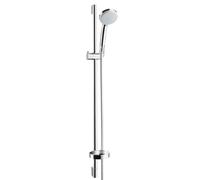 hansgrohe Croma 100 Set de douche avec barre et tablette, 4 jets, 27653000,