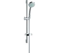 hansgrohe Croma 100 set de douche Vario avec barre de douche 65cm et porte-savon, chrome, 27772000