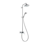 hansgrohe Croma Colonne de douche 220 1 jet avec mitigeur mécanique, chromé, 27222000