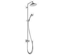 Hansgrohe Colonne de douche Croma 220 Reno 27224000 – bras 400 mm orientable – chromé