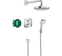 Hansgrohe Croma ensemble de douche encastré avec thermostat chrome 27294000
