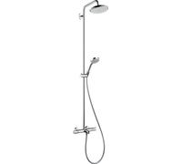Hansgrohe Croma ensemble de douche mural avec thermostat chrome 27223000