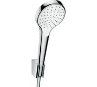 hansgrohe Croma Select S 1jet set de bain 26420400 blanc chromé , tuyau de 125 cm Isiflex