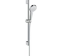 Hansgrohe Ensemble de douche Croma Select S 1 jet barre de douche 65 cm Blanc/Chrome 26564400