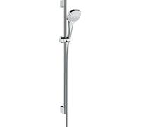 Hansgrohe Croma Select E Multi ensemble barre de douche avec douchette Croma Select E Multi EcoSmart 90cm avec flexible Isiflex`B 160cm blanc/chrome 26591400