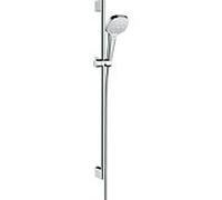 hansgrohe Croma Select E Croma Select douche multi 26591400 EcoSmart, chrome blanc, barre de 90 cm Unica Croma