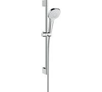 Hansgrohe Ensemble de douche Croma Select E Vario EcoSmart, barre de douche 65 cm, blanc/chrome