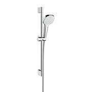 hansgrohe Croma Select E Set de douche 1 jet avec barre Unica'Croma 65 cm, blanc/chromé, 26584400