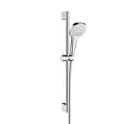 hansgrohe Croma Select E Multi EcoSmart set de douche avec barre de douche 65 cm, blanc/chrome, 26581400