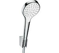 hansgrohe Croma Select S 1jet set de bain 26420400 blanc chromé , tuyau de 125 cm Isiflex