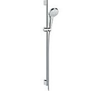 hansgrohe Croma Select S Croma Select douche multi 26571400 EcoSmart, blanc-chrome, barre de douche 90 cm