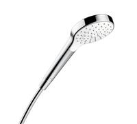 hansgrohe Croma Select S 1jet douchette 26806400 blanc chromé , EcoSmart 7 l, DN15, pommeau de douche Ø110mm