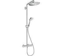 Hansgrohe Croma Select S ensemble de douche pluie encastré - douche de tête Ø 28 cm - barre de douche 121.3 cm - chrome 26790000