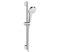 Hansgrohe Set de douche Croma Select S Vario 26563400 EcoSmart blanc – barre chromée 90 cm