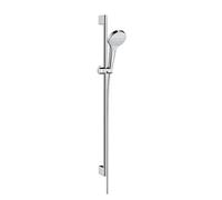 hansgrohe Croma Select S Set de Douche Multi avec Barre Unica'Croma 90 cm, Blanc/Chrome, 26570400