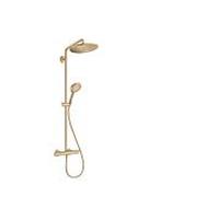 hansgrohe Croma Select S Showerpipe 26891140 avec thermostat et douchette, bronze brossé