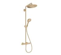 hansgrohe Croma Select S Showerpipe 280 1 jet avec thermostatique, bronze brossé, 26890140