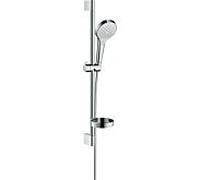 hansgrohe Croma Select S - Ensemble de douche 110 3jet Vario blanc / chrome