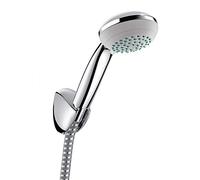 hansgrohe Crometta 85 Ensemble support mural et douchette Vario avec flexible de douche 160 cm, chromé, 27559000