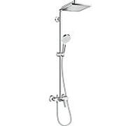 Set de douche Showerpipe Crometta E 240 1jet, mitigeur mécanique (27284000)