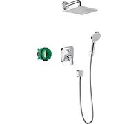 hansgrohe Crometta E Pack encastré avec mitigeur mécanique Logis, chromé, 27957000