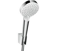 Hansgrohe Ensemble porte-douche Crometta Vario EcoSmart 26693400, flexible 125 cm, blanc/chrome