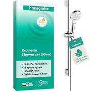 hansgrohe Crometta set de douche 26534400 9 l/min, blanc / chromé , barre de douche 669 mm