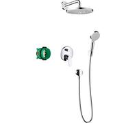 hansgrohe Crometta S Pack encastré avec mitigeur mécanique Focus, chromé, 27958000