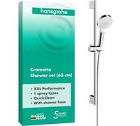 Hansgrohe Ensemble de douche Crometta 26533400 Barre 669 mm 1 jet Blanc/Chromé