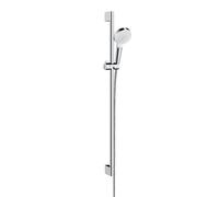 hansgrohe Crometta - Ensemble de douche 100 2jet Vario EcoSmart blanc / chrome