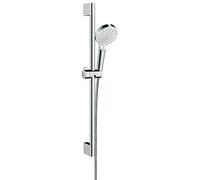 hansgrohe Crometta - Ensemble de douche 100 2jet Vario EcoSmart blanc / chrome