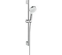 hansgrohe Crometta - Ensemble de douche 100 2jet Vario EcoSmart blanc / chrome