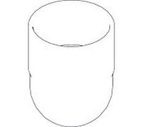 hansgrohe cup logo 40935000 simple, plastique