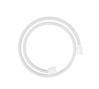 hansgrohe Designflex flexible de douche textile, longueur 1250mm, 28220700, Couleur: Blanc mat