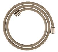 hansgrohe Designflex flexible de douche textile, longueur 1600mm, 28260140, Couleur: Bronze brossé