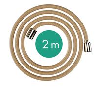 hansgrohe Designflex flexible de douche textile, longueur 2000mm, 28230990, Couleur: Optique en or poli