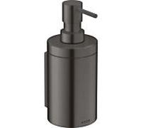 Hansgrohe Distributeur de lotion AXOR Universal Circulaire mural 76×182 mm Chrome noir brossé