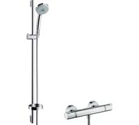 Hansgrohe Douche Combinée Croma 100 Multi / Ecostat Tringle de Système 2708500