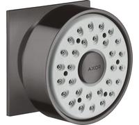 Hansgrohe douche d'appoint 1 jet rosette carrée, Coloris: Chrome noir brossé