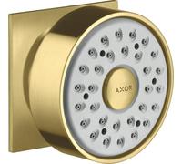 Hansgrohe douche d'appoint 1 jet rosette carrée, Coloris: laiton brossé