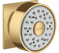 Hansgrohe douche d'appoint 1 jet rosette carrée, Coloris: Optique or brossé