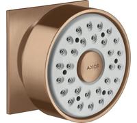 Hansgrohe douche d'appoint 1 jet rosette carrée, Coloris: Or rouge brossé