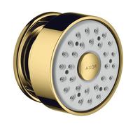 Hansgrohe douche d'appoint 1 jet rosette ronde, Coloris: Optique en or poli