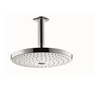 hansgrohe douche de Raindance Select 26467400 S 240 2jet, blanc / chromé avec raccord de plafond