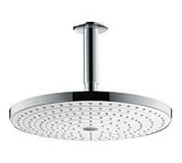 Hansgrohe Douche Raindance Select 27337400 S 300 2jet Blanc/Chromé avec raccord de plafond